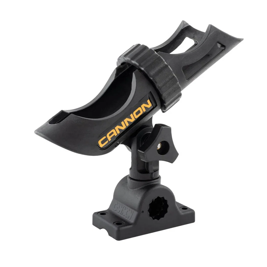 2450169-1 – CANNON Fishing Rod Holder, Side Or Top Mount Three-Position Adjustable Rod Holder Cradle Hold 360 Degree ...